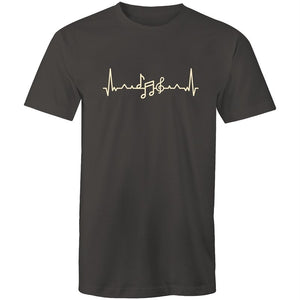 Men's Music Heart Beat T-shirt