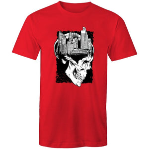 Men's City Skull Creative T-shirt