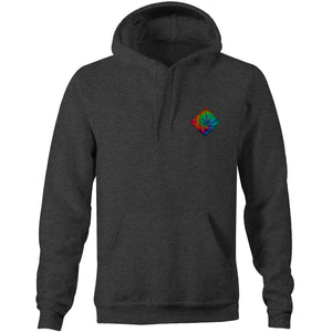 Tie Dye Hippie House Pocket Hoodie Sweatshirt