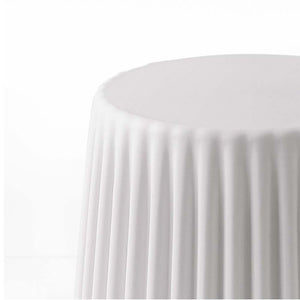 White Cupcake Stool - 2 Pack