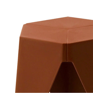 Red Plastic Stacking Puzzle Stools - 2 Pack