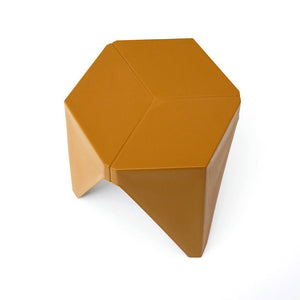 Yellow Plastic Stacking Puzzle Stools - 2 Pack