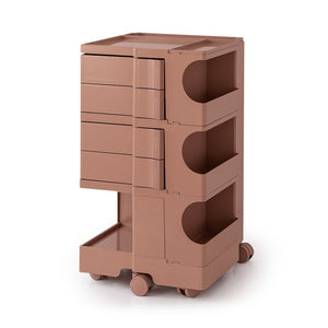 5 Tier Pink Trolley Side Table / Organizer