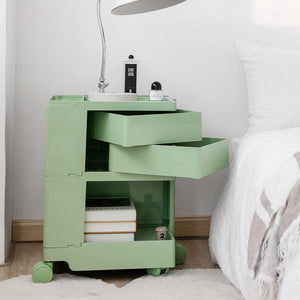 3 Tier Green Drawer Cart / Organization Trolley