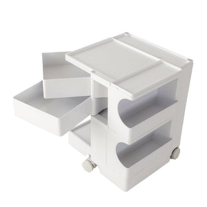 3 Tier White Drawer Cart / Organization Trolley