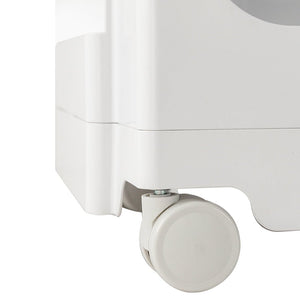 3 Tier White Drawer Cart / Organization Trolley