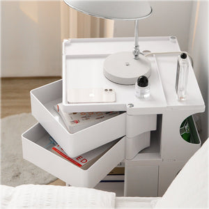 3 Tier White Drawer Cart / Organization Trolley