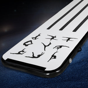3M Air Track Gymnastics Tumbling Mat | Exercise Cheerleading | Unique Black