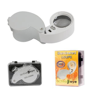 Active Eye 30X Illuminated Magnifier Loupe