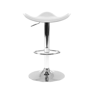 White Kitchen Swivel Bar Stools - 4 Pack