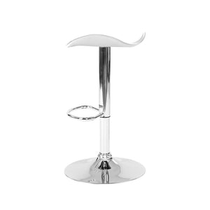 White Kitchen Swivel Bar Stools - 4 Pack