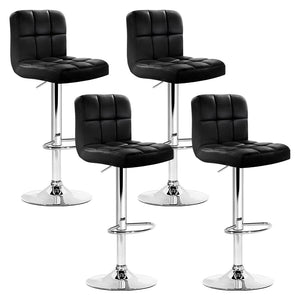 Rotating Bar Stools With Gas Lift - Pack Of 4