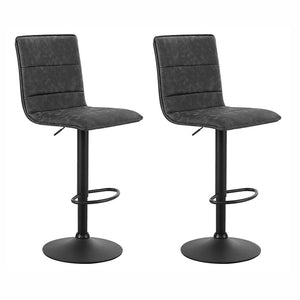 2 Smooth Line Bar Stools