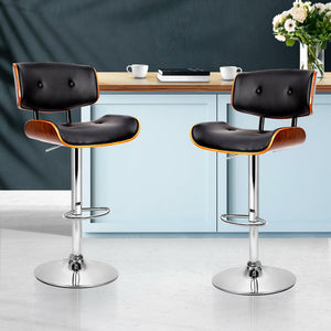 Gas Lifting Bar Stools - 2 Pack