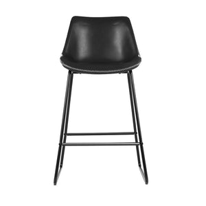 Metal Bar Stools For Kitchen Bench - 2 Pack