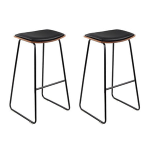 Backless PU Leather Bar Stools For Kitchen