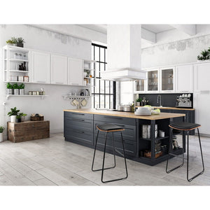 Backless PU Leather Bar Stools For Kitchen