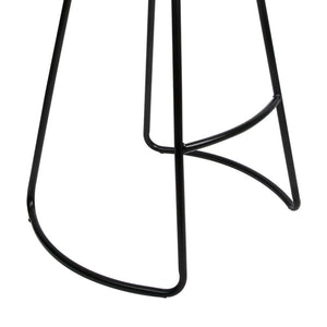 Elm Wood Backless Bar Stools 65cm - 2 Pack