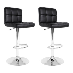 2 Pack Of Black Bar Stools