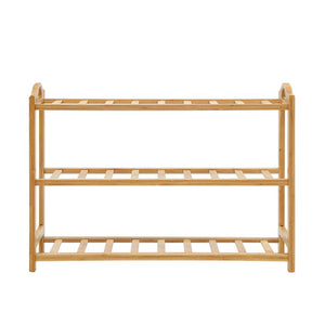 3 Tiers Bamboo Shoe Rack Storage Organiser