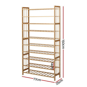 10-Tier Bamboo Storage Shelf