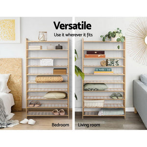 10-Tier Bamboo Storage Shelf