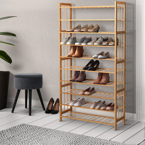10-Tier Bamboo Storage Shelf