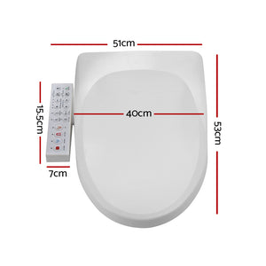 Cefito Bidet Electric Toilet Seat Cover - Smart Wash with Night Light