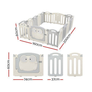 Baby Foldable Playpen | 16 Panels | Safety Play Activity Centre