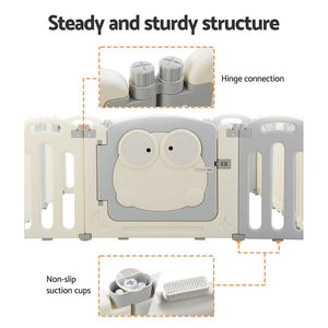 Baby Foldable Playpen | 20 Panels | Safety Play Activity Centre