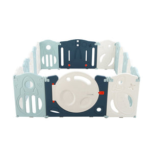 Baby Playpen | 16 Panels Foldable Toddler Fence | Safety Play Activity Barrier