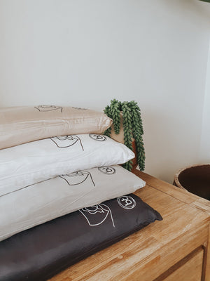 White Bamboo Fitted Bed Sheet - King