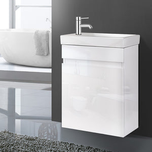 Bathroom Vanity Basin Cabinet | 400mm Sink | White