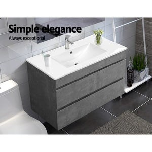 Cefito 900mm Bathroom Vanity Cabinet - Wall Mounted Cement | Basin Unit