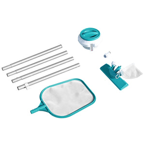 Bestway Pool Cleaner Set | Vacuum Maintenance Kit, Floater, Thermometer