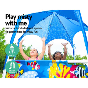 Bestway Above Ground Swimming Pool | Kids' Steel Pro™ Mist Shade Pools