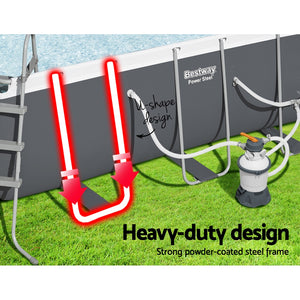Bestway Above Ground Pools | Sand Filter, Frame Ladder, Pump Bundle | 4.1M