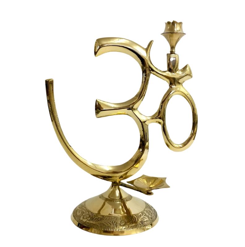 Large Brass Incense Cone And Stick Burner