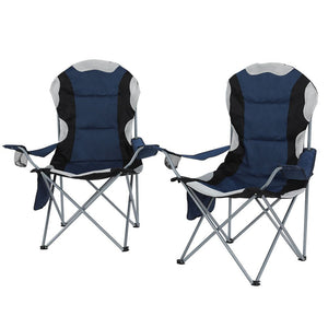 Camping Chairs (2X) | Folding Arm | Portable | Garden/Fishing