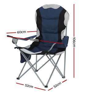 Camping Chairs (2X) | Folding Arm | Portable | Garden/Fishing