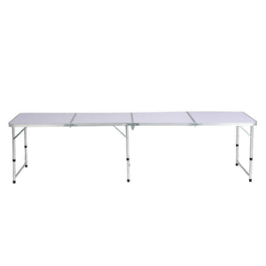 Weisshorn 240CM Folding Aluminum Camping Table | Portable BBQ Outdoor
