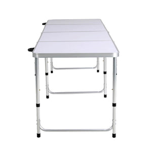 Weisshorn 240CM Folding Aluminum Camping Table | Portable BBQ Outdoor