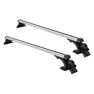 Universal Car Roof Rack Cross Bars, 1450mm Aluminium, 90kg Capacity