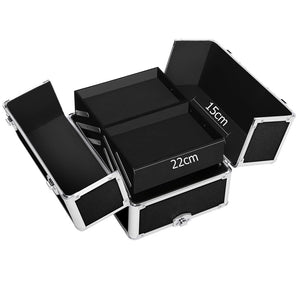 7 in 1 Portable Makeup Trolley | Embellir Cosmetic Beauty | Black