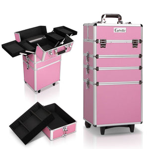 Makeup Case | Embellir Beauty Cosmetic Organiser Travel Portable Box Trolley Vanity