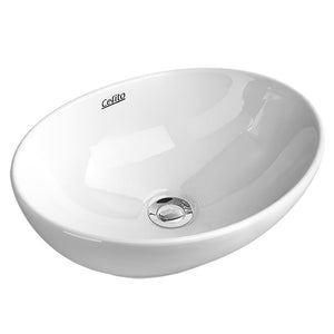 Ceramic Oval Sink Bowl | White
