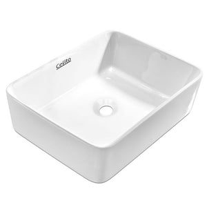 Ceramic Rectangle Sink Bowl | White
