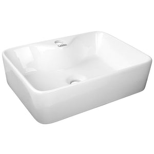 Ceramic Rectangle Sink Bowl | White