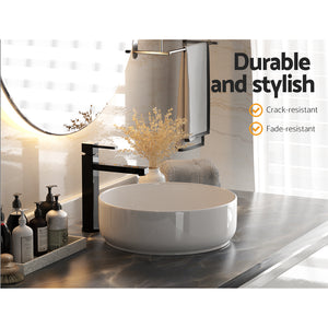 Cefito Bathroom Basin - Ceramic Vanity Above Counter | White Hand Wash