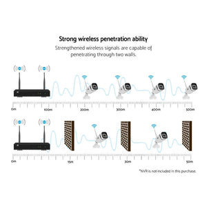UL-tech 3MP Wireless CCTV System | Outdoor IP Camera | WiFi | Home Security